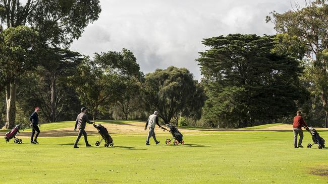 Yarra Bend Golf Course has a handful of spots for single players. Picture: Daniel Pockett/Getty.