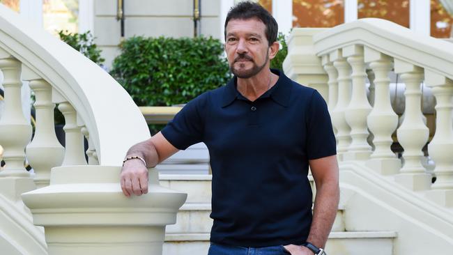 Banderas plays a conniving, rich and famous actor in his new comedy. Picture: Getty Images