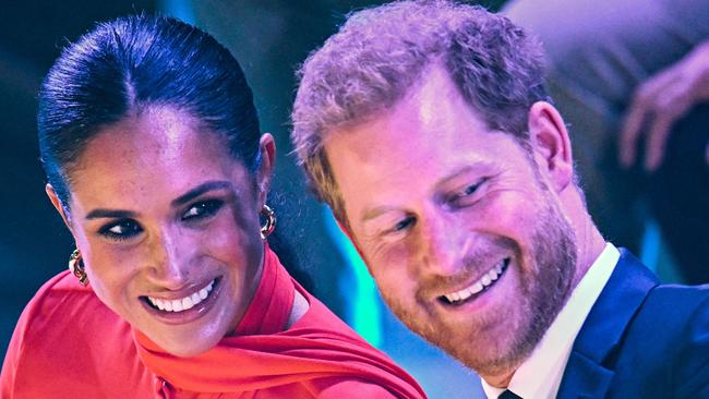 Prince Harry and Meghan Markle are reportedly done releasing tell-alls. Picture: Oli ScarfF/AFP