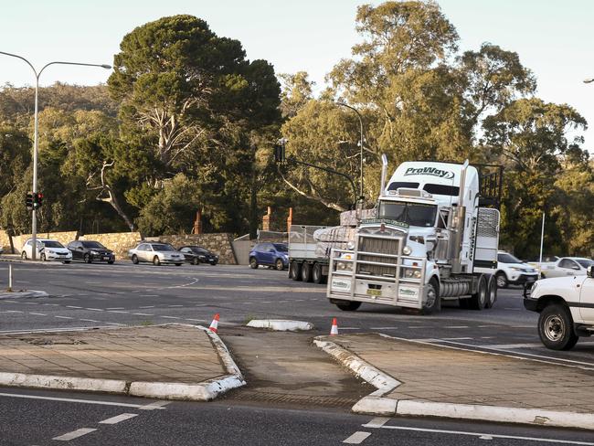 Burnside Councillor Anne Monceaux says the intersection at the base of the South-Eastern Freeway needs a “major redesign”.