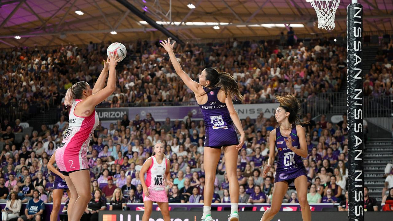 Eleanor Cardwell made a strong debut against the Firebirds. Picture: Getty Images