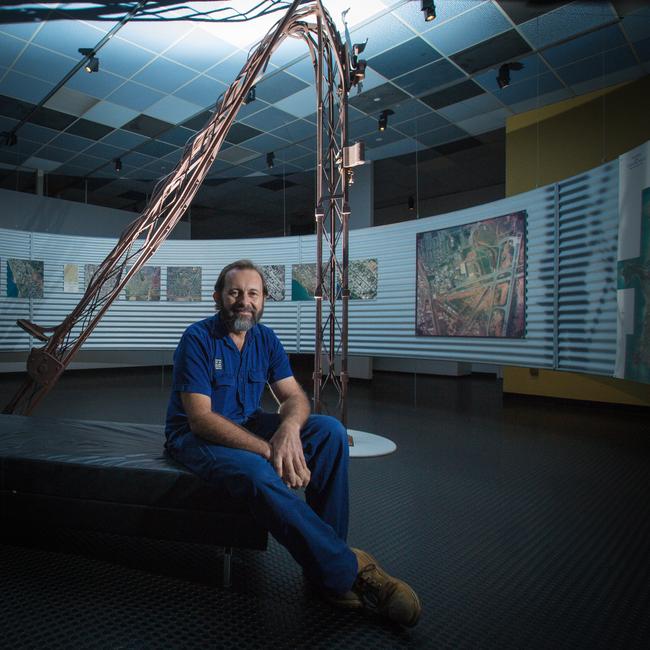 MAGNT curator Jared Archibald. Picture GLENN CAMPBELL