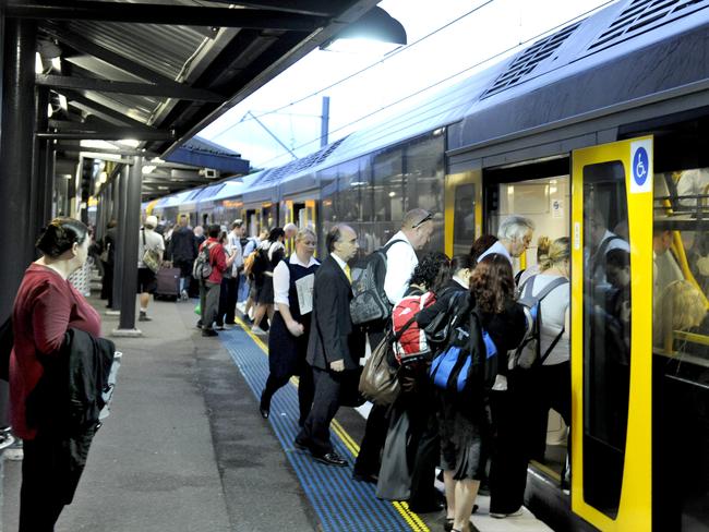 Bangura was carried off a southbound train at Woy Woy Train Station. (File image)