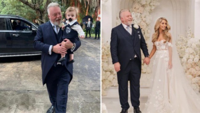 Kyle Sandilands spent $1million on his wedding to Tegan Kynaston. Photo: Instagram