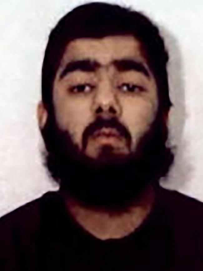 London Bridge attacker Usman Khan. Picture: West Midlands Police/AP