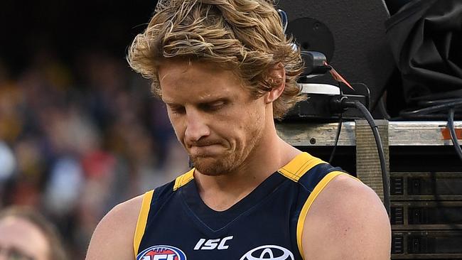 Rory Sloane after the 2017 Grand Final.