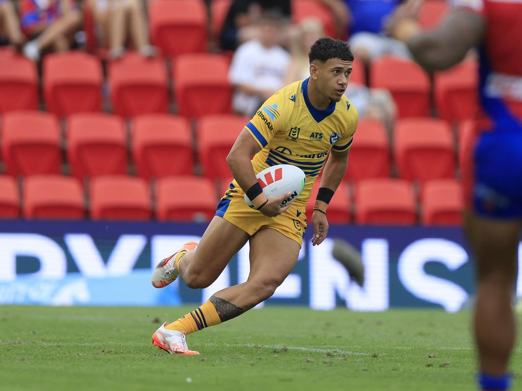 Isaiah Iongi impressed in his first game for Parramatta. Picture: NRL Imagery