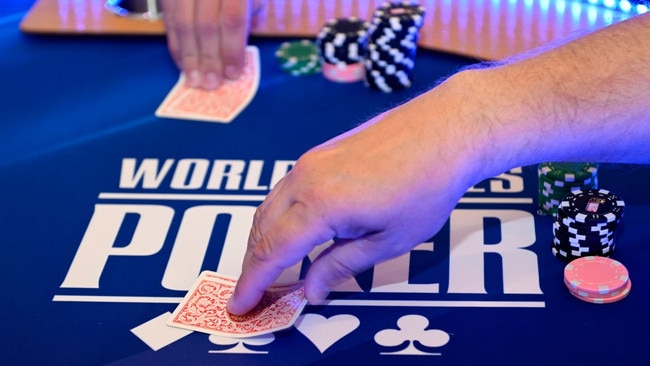 Play your cards at the World Series of Poker competition. Picture: Getty Images