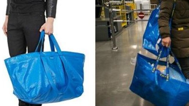 IKEA 99 cent bag copycat for sale from Balenciaga for $2145 | news.com ...