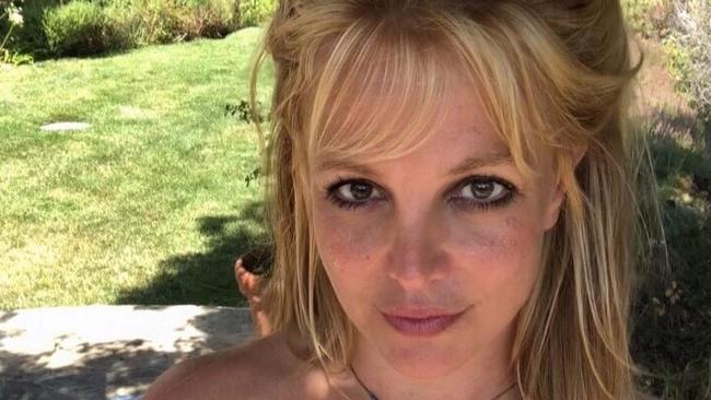 Britney Spears posted this photo in August. Picture: Instagram