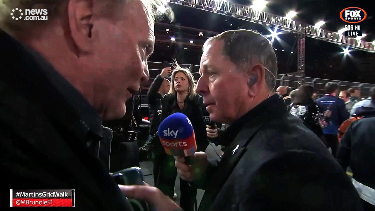Martin Brundle's brutally efficient Vegas F1 grid walk