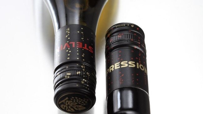 The famous Stelvin screw caps for wine bottles. Source: Supplied