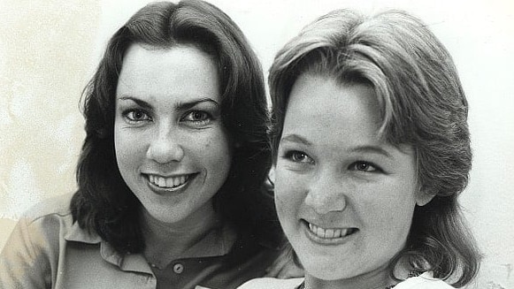 Kathy Lette and Gabrielle Carey, pictured in 1979. The pair rode a wave of fame off the back of their book, Puberty Blues.