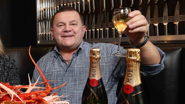 The owner of Melbourne’s famed Lobster Cave restaurant has been hit with a near $1m bankruptcy claim. Picture: Ian Currie