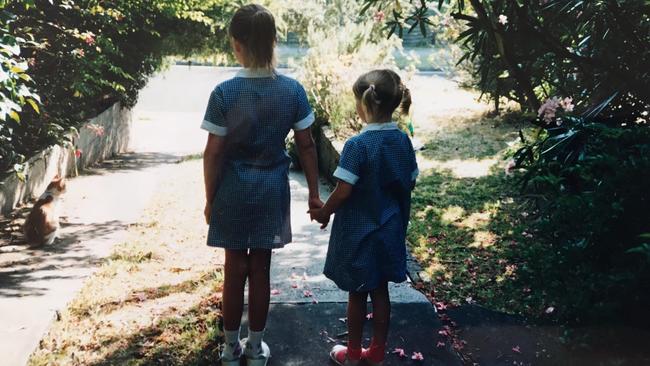 Sisters Katie and Anna Horneshaw.