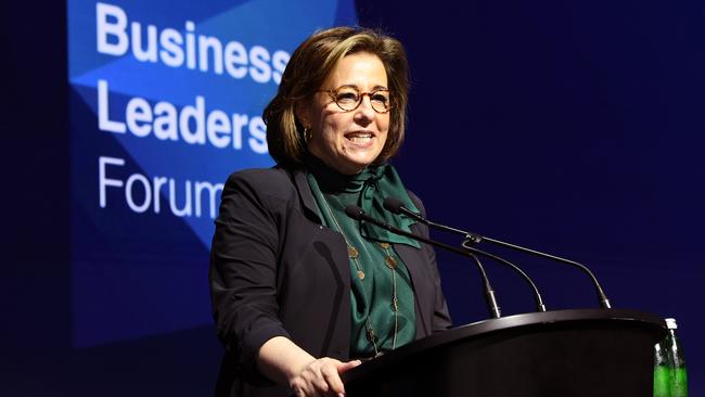 Buildcorp co-founder Josephine Sukkar at the QUT Business Leaders Forum.