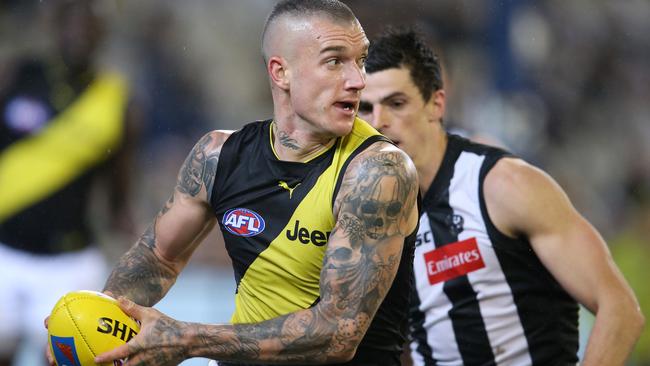 Richmond’s Dustin Martin. Pic: Michael Klein