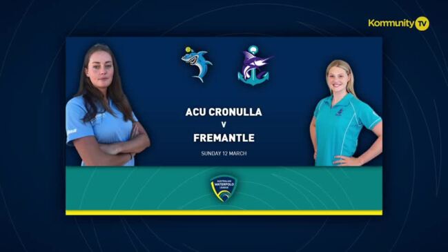 Replay: Australian Water Polo League Week 1 - ACU Cronulla Sharks v Fremantle Marlins (Women)