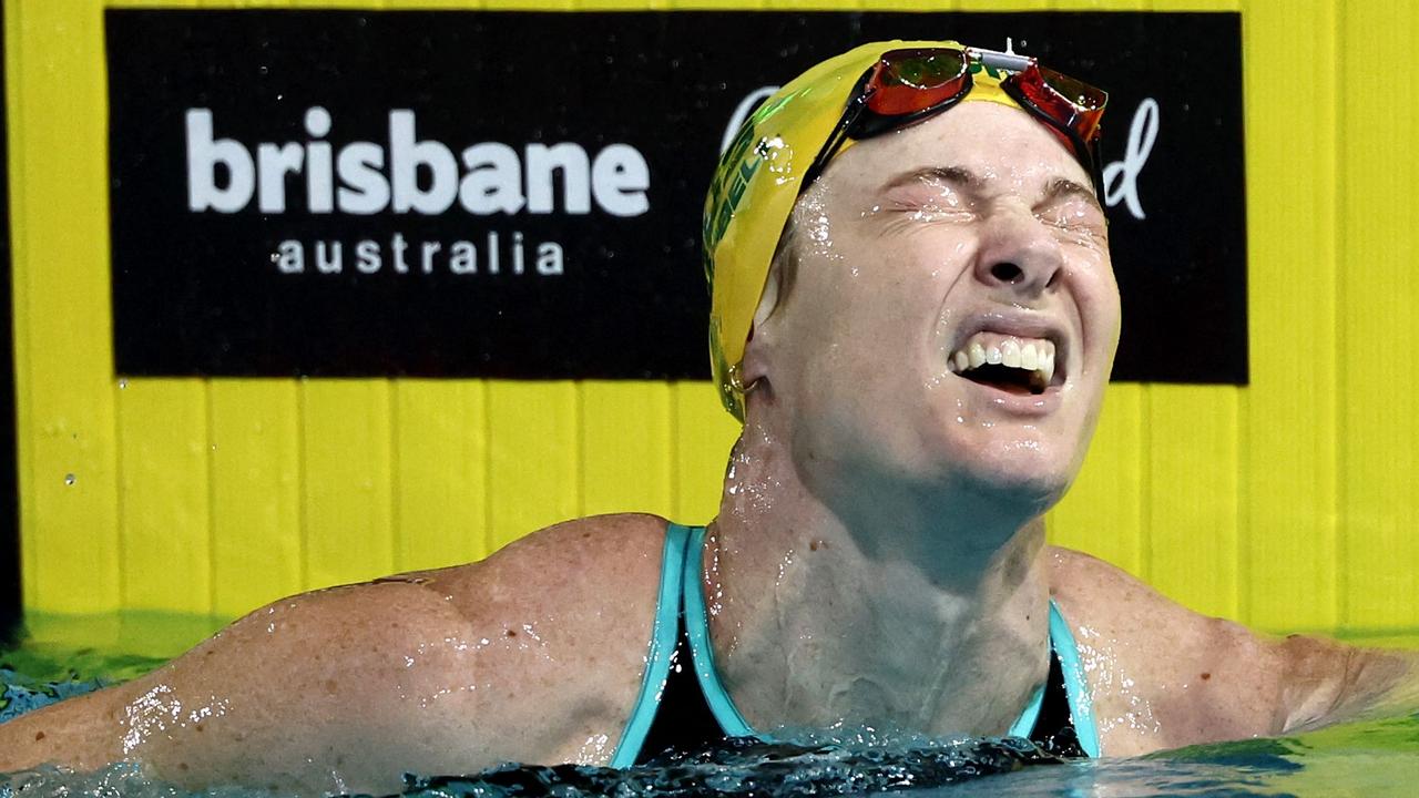 Swimming can be a cruel sport at times. (Photo by DAVID GRAY / AFP)