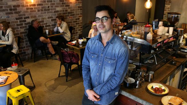 Tomer Elnekave in his Mona Vale cafe, Three Doors Down.