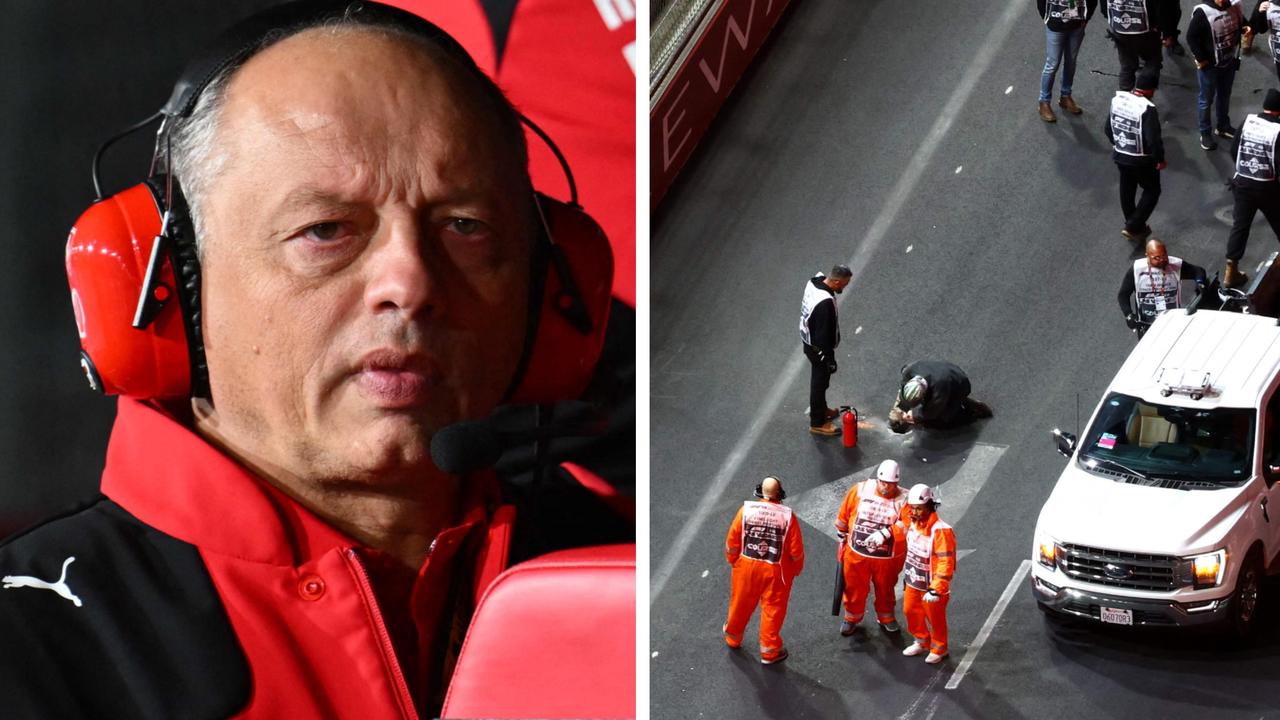 Fred Vasseur was not impressed with the track issue that saw Carlos Sainz's car damaged in Las Vegas.