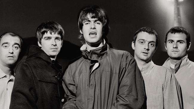 OASIS at Glastonbury in June 1995. Picture: Supplied/ Jill Furmanovsky