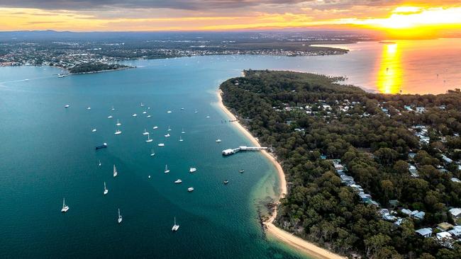 Take the family over for a swim at Coochiemudlo Island. Picture: The Greener two