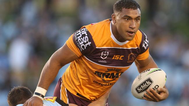 Tevita Pangai Jr was superb for the Broncos against the Sharks. Picture: Getty Images