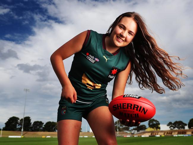 Georgia Clark who plays for the Devils ahead of their NAB League game. Picture: Nikki Davis-Jones