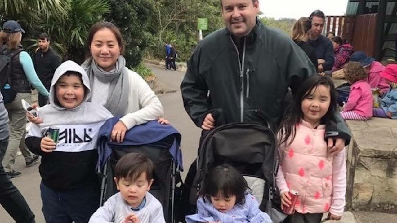 Dean Taylor now has more time than ever before for kids Ayden 8, Leah, 6, Myla, 5 and Harry, 3.