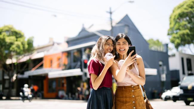 Enjoying sunny Surry Hills, Sydney