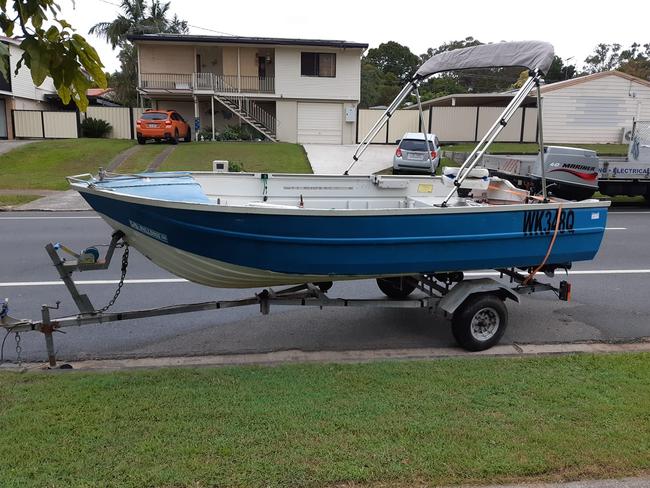 The boat that was stolen from Boronia Heights.