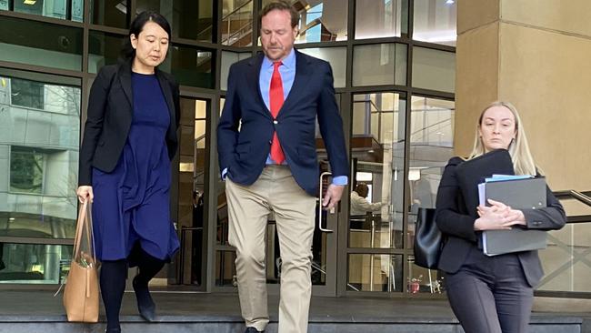 Duncan Stewart pleads not guilty to insider trading charges as he is committed to trial. Picture: Angelica Snowden