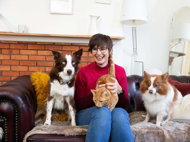 Kerstin Keimling with her pets Border Collie, Suvee, German Spitz, Benji, and two gingercats, Sheila and Bruce. or renters with pets, it can be a dogÃ&#149;s life. With research showing tenancy leases do not have pet-friendly clauses, renters hoping to find accommodation to share with their animal companions need to take a savvy approach to home-hunting. Kingsford renter Kerstin Keimling has moved several times and takes a philosophical approach to seeking a home. Photo by Renee Nowytarger / News Local / 12/07/23