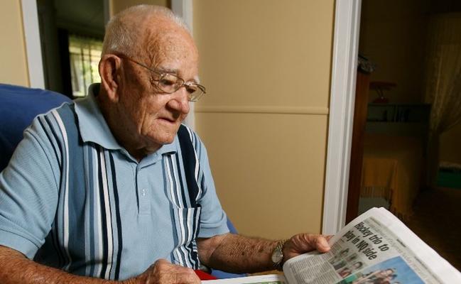 Colin Hamilton was awarded an OAM on Australia Day. Picture: Allan Reinikka