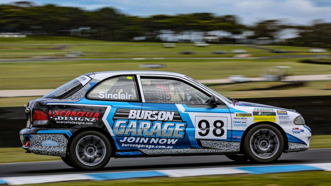 Mike Sinclair – Burson Garage Hyundai Excel. Image: Revved Photography.