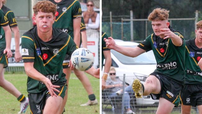 Zacc Lewis (left) and Daniel Brady (right) of the Stingrays of Shellharbour U18s. Picture: Supplied