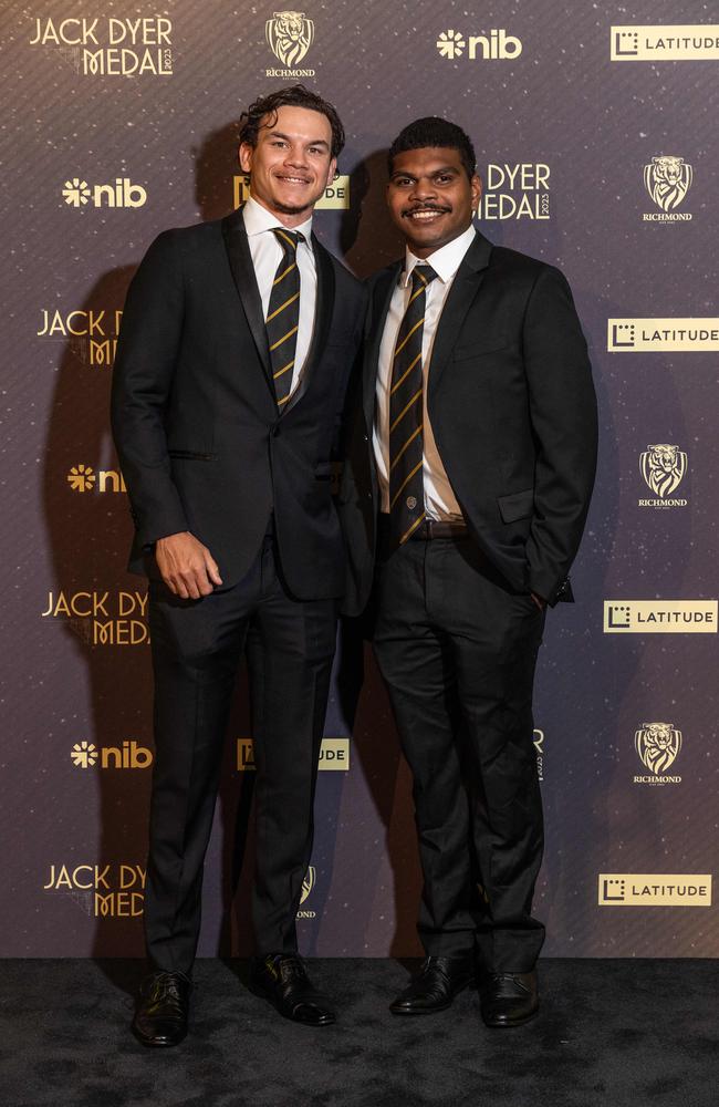 Daniel and Maurice Rioli. Picture: Jake Nowakowski