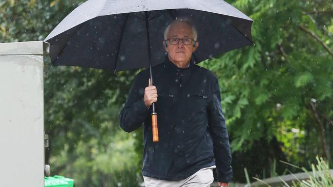 Former prime minister Malcolm Turnbull in Sydney yesterday. Picture: John Feder