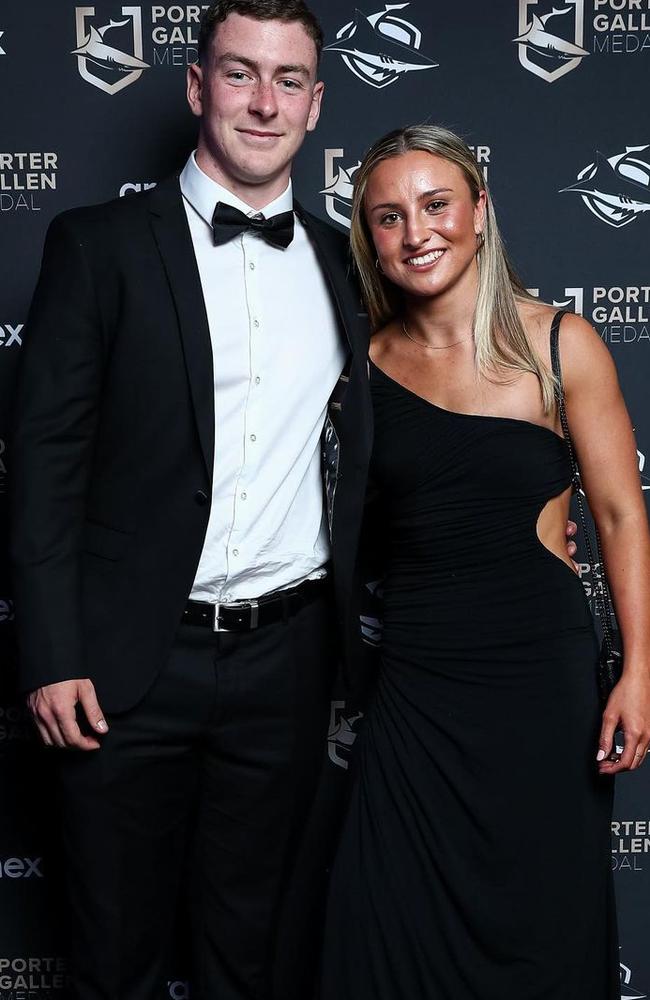 Kade Dykes and Andi Robinson both play for the Cronulla Sharks and are in a long-term relationship.