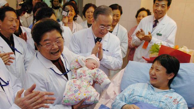 In 2021, there were only 7.52 births per 1000 people, the lowest since 1949, when the Communist Party founded the People’s Republic of China. Picture: AP