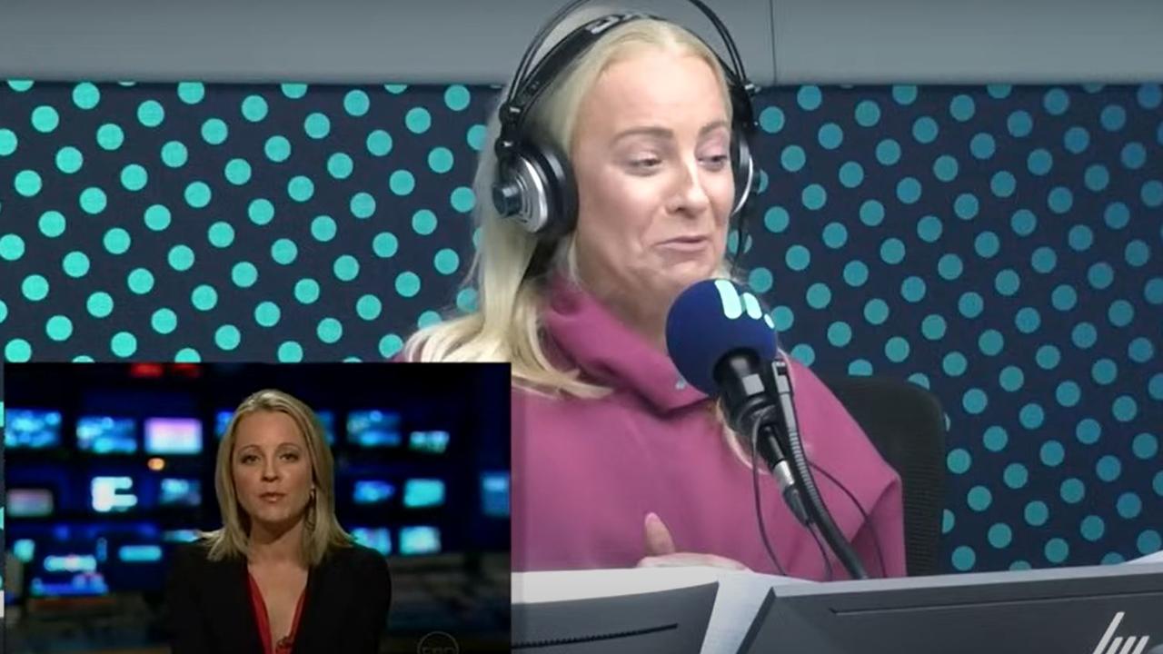 Carrie Bickmore’s on-air confession was prompted after seeing old footage of herself on Rove Live.