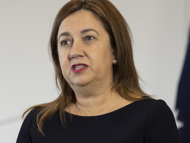 Premier Annastacia Palaszczuk says the state will start to see more cases as it opened its border to the rest of the country. Picture: NewsWire / Sarah Marshall