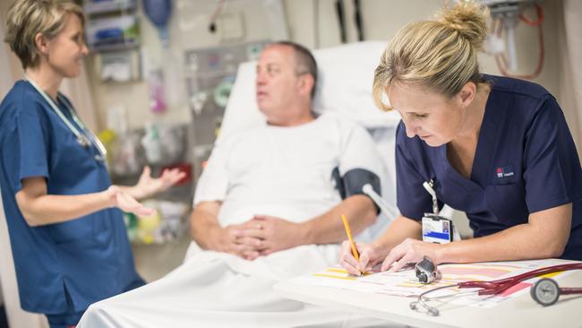 There are more than 200 jobs for nurses in Brisbane right now. Picture: File