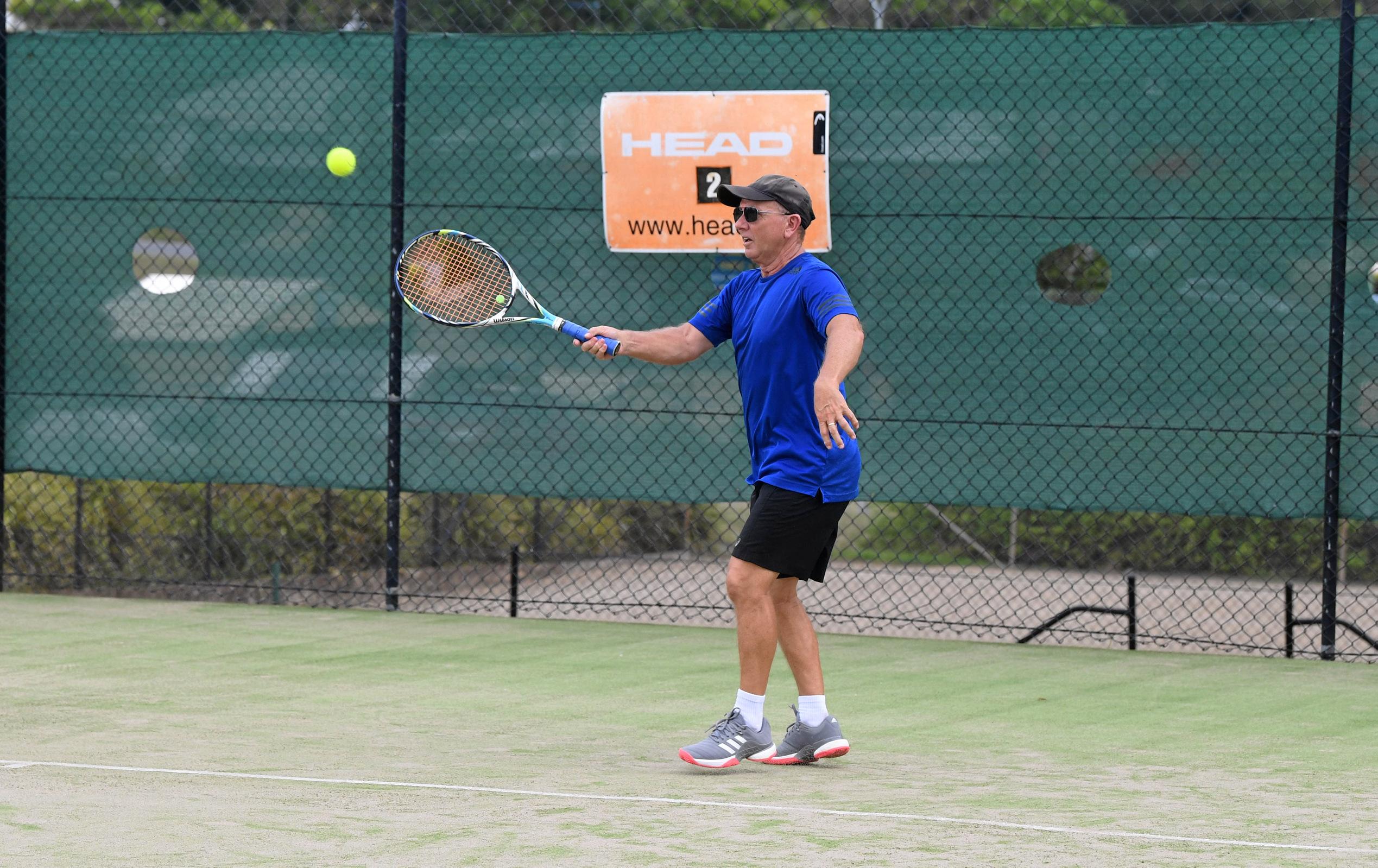 Gympie Tennis tournament - Mark Hall. Picture: Troy Jegers