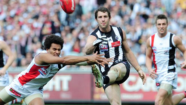 Travis Cloke was part of Collingwood’s 2010 premiership team.