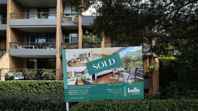 Sydney apartment owners were expected to be hard hit by falling house prices. Picture: Gaye Gerard