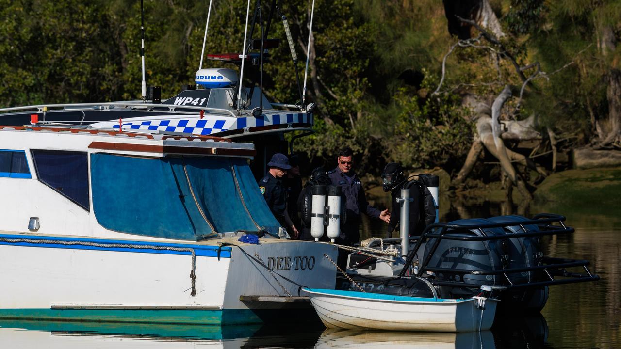 They located an unoccupied boat called Dee Too. Picture: NewsWire / Justin Lloyd.