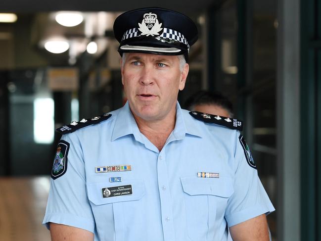 Townsville District Acting Chief Superintendent Chris Lawson. Picture: Shae Beplate