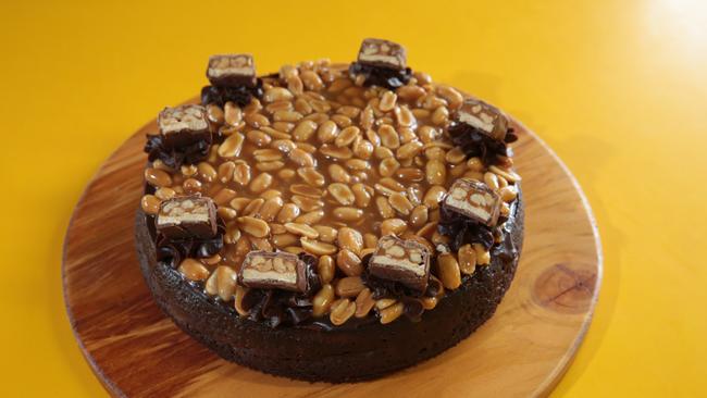 Bethany Stashko’s delicious Baked Snickers Chocolate Cheesecake.